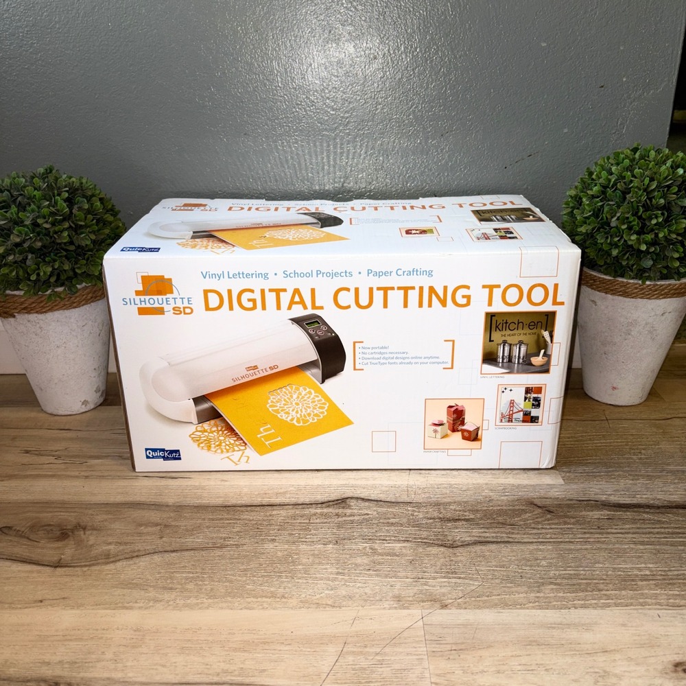 Silhouette SD Digital Cutting Tool QuickKutz Portable Vinyl Paper Craft Machine